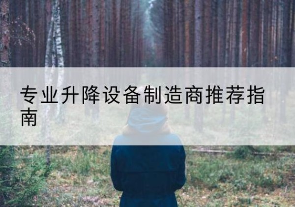 大宁电动剪叉升降平台厂家-专业升降设备制造商推荐指南